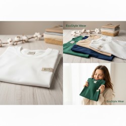 Basic Crew Neck Shirt (Unixex) aus 100% Bio-Baumwolle